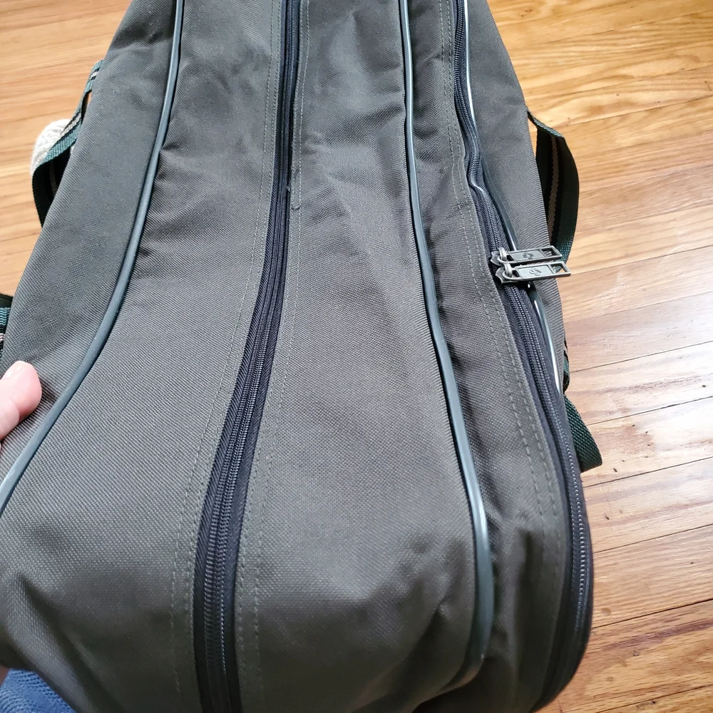 Samsonite Vintage Green Men's Travel Bag Like New
